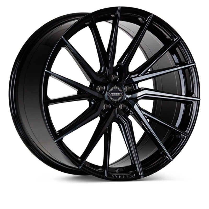Vossen HF-4T 22×9 / 5×114.3 / ET32 / Flat Face / 73.1 – Double Tinted – Gloss Black – Right Wheel