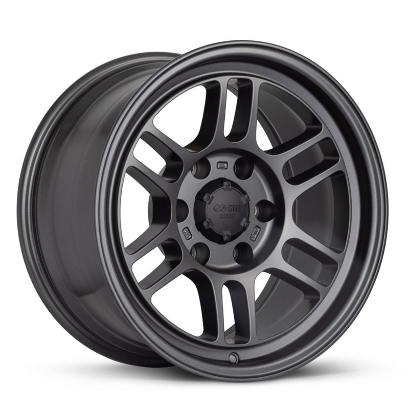 18×9.0 Enkei RPT1 18×9 6×139.7 Bolt Pattern +0 Offset 106.1 Bore Matte Dark Gunmetallic Wheel