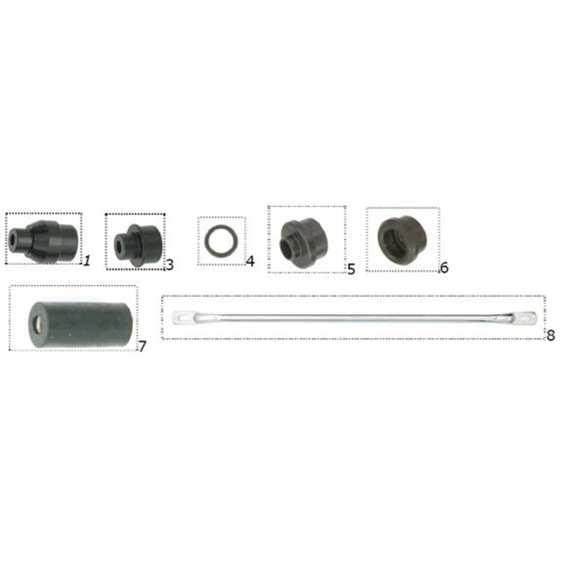 7. AFS.00563 CRG Rear Bumper Rubber 28mm