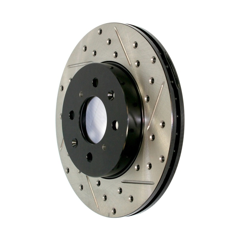 StopTech 14-21 BMW i3 Slotted & Drilled Sport Brake Rotor – Rear Left