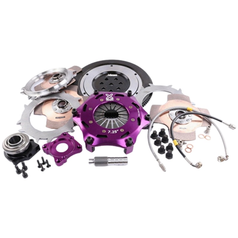 XClutch Triple Solid Ceramic Clutch Kit | 1997-2006 Mitsubishi Evo 4/5/6/7/8/9 (XKMI18682-3E)