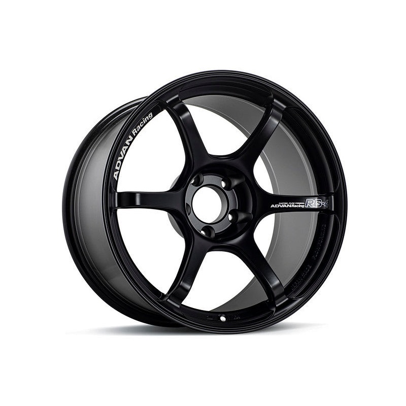 Advan RG-4 18×8 +44 5-114.3 Semi Gloss Black Wheel