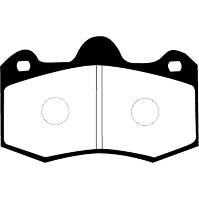 EBC 10+ Lotus Evora 3.5 Redstuff Front Brake Pads