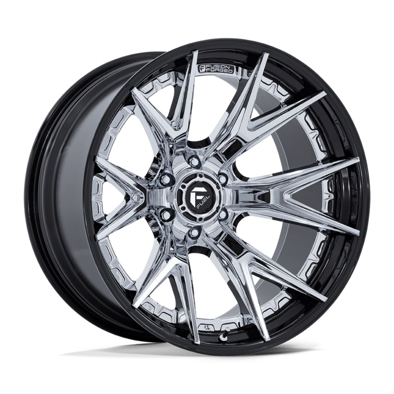 Fuel Wheels FC402 Catalyst 20″ 6×135 Chrome With Gloss Black Lip