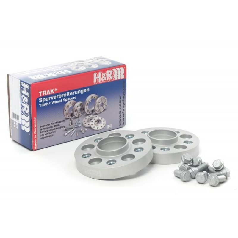H&R Trak+ 22.5mm DRA Wheel Spacers – 5×112 Pattern / 66.5mm Center Bolt / 14×1.25 Thread (4555664)