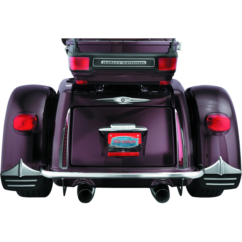 Kuryakyn Rear Mud Flaps For Trikes Chrome