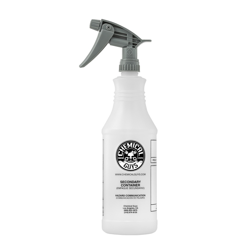 Chemical Guys Professional Heavy Duty Bottle & Sprayer – 32 oz