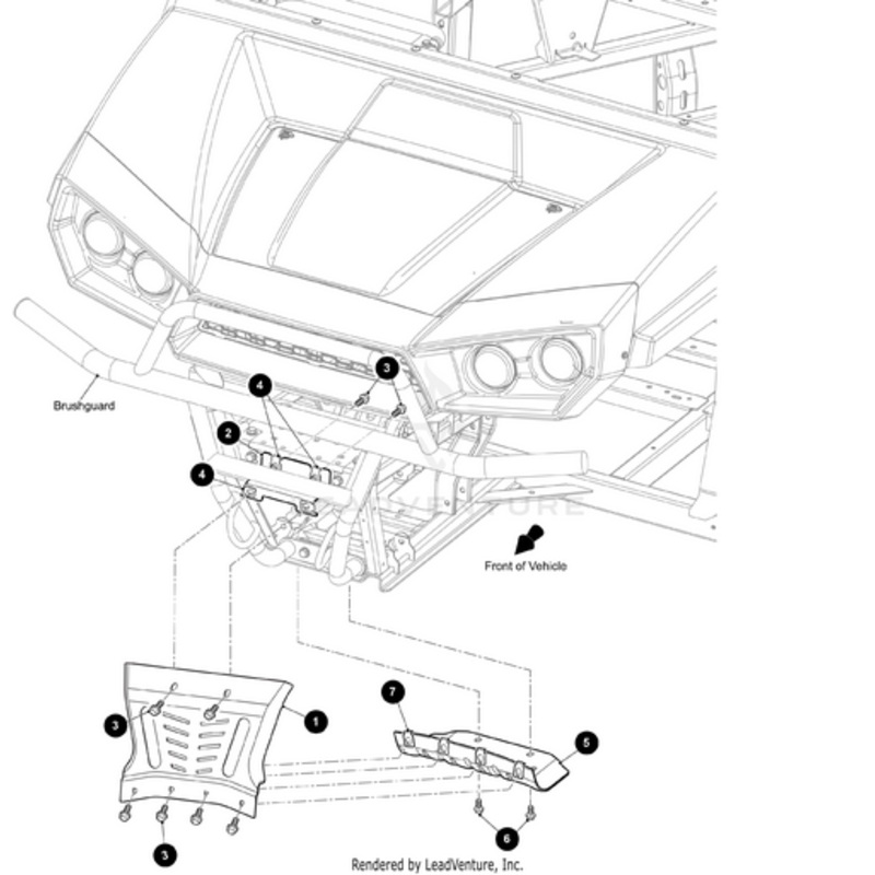 Shield Mount Bracket Black by Arctic Cat