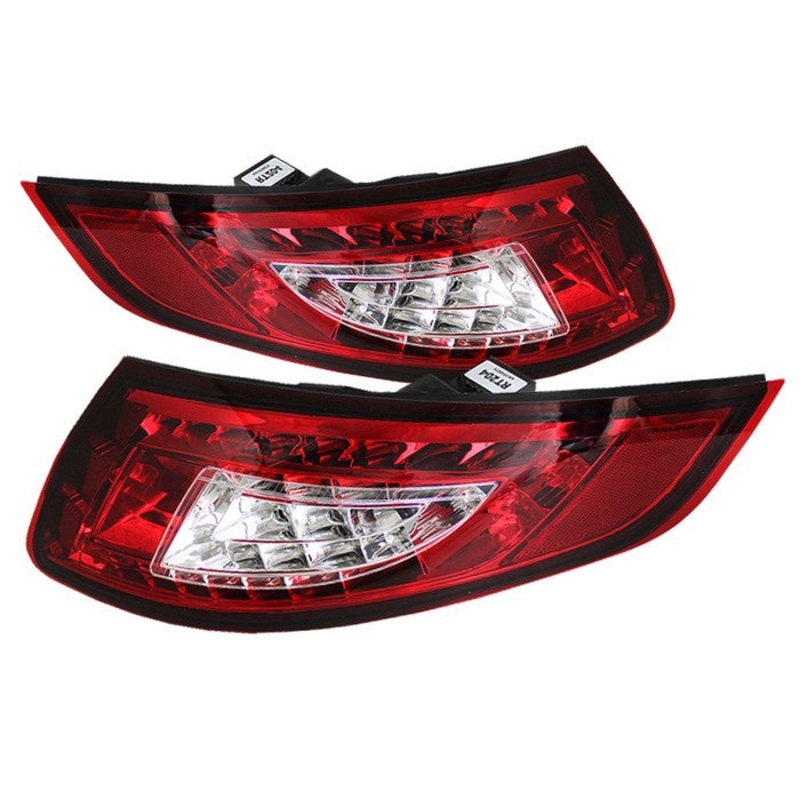 2005-2008 Porsche 997 LED Tail Lights – Red Clear