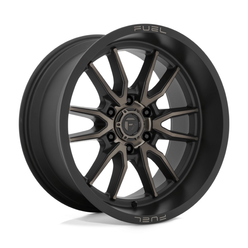 Fuel Wheels D762 Clash 18″ 6×139.7 Matte Black Double Dark Tint