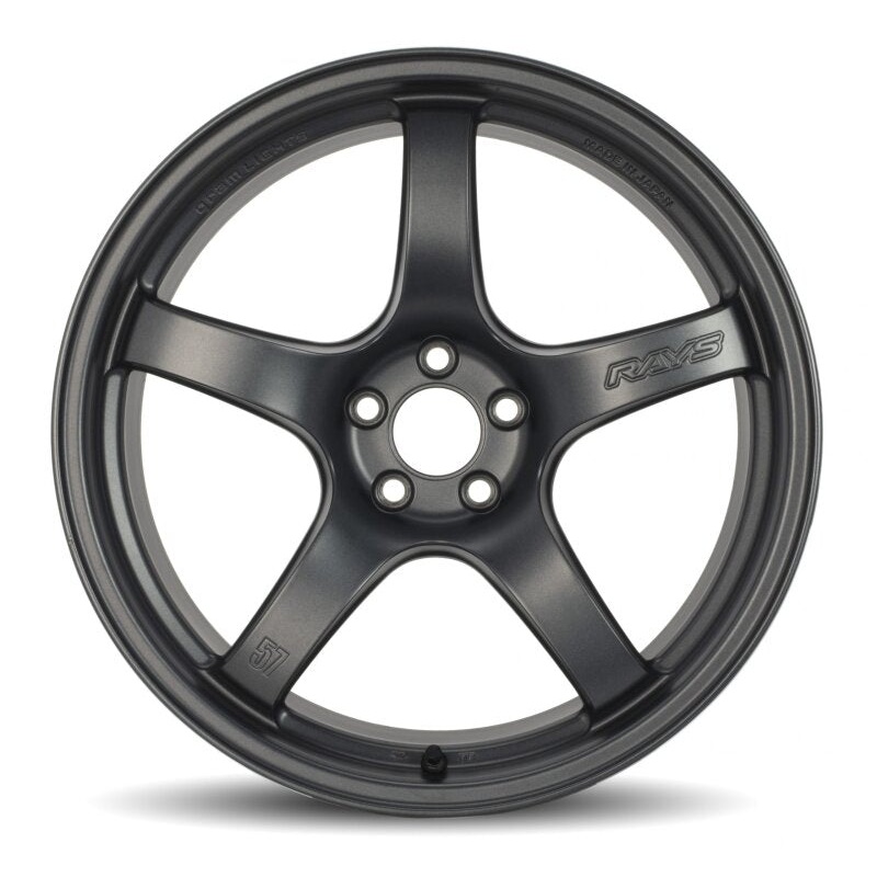Gram Lights 57CR 18×8.5 +37 5-108 Glossy Gray Wheel