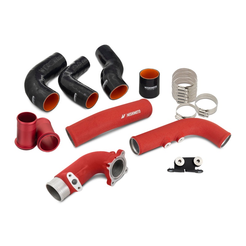 Mishimoto 2023+ Toyota GR Corolla Intercooler Pipe Kit – Wrinkle Red