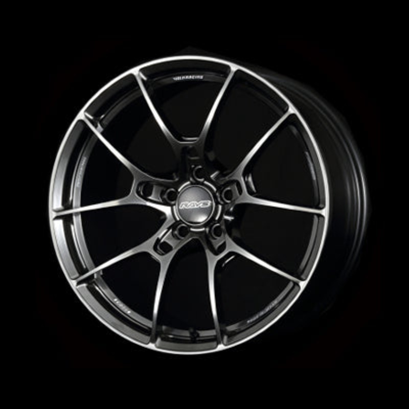 Volk Racing G025 Wheel  – 18×9.5 +45 | 5×120 | Shining Black Metal w/ DC Rim Edge