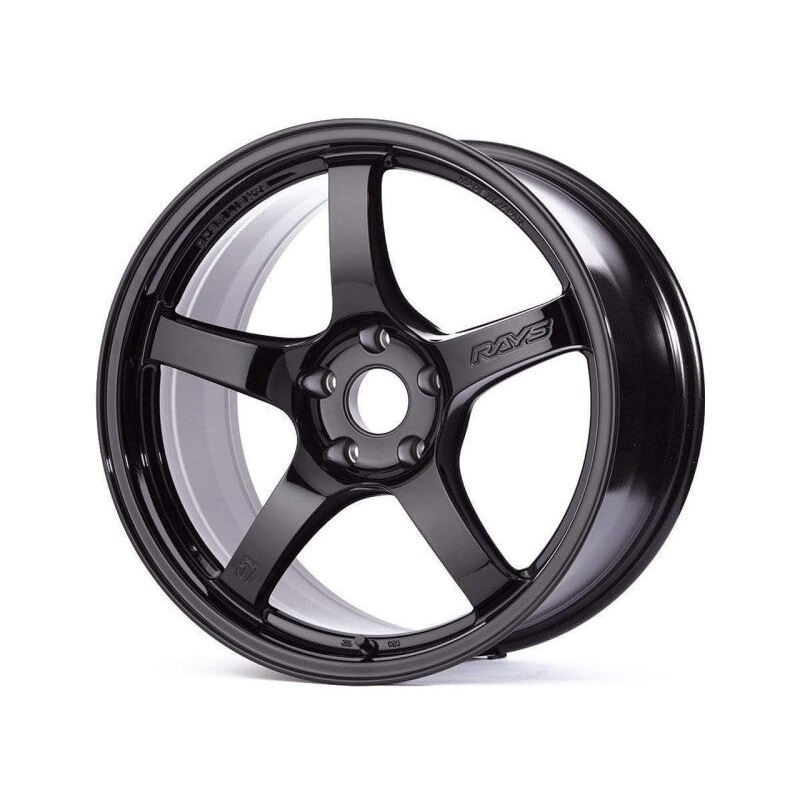 Gram Lights 57CR 18×9.5 +38 5-114.3 Glass Black Wheel (Min Order Qty Of 20)