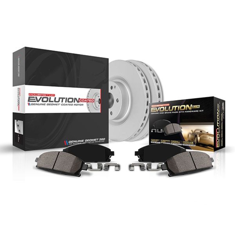 Power Stop Front & Rear Z17 Coated Brake Kit | 2014-2015 Infiniti Q60 (CRK9063)