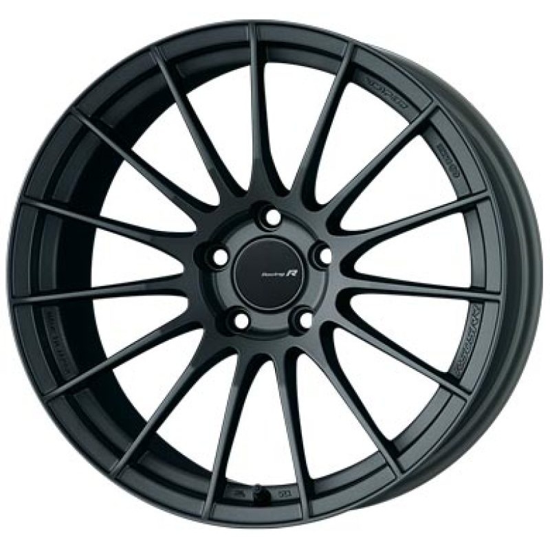 18×10.5 Enkei RS05RR 15mm ET 5×114.3 75.0 Bore Matte Gunmetal Wheel G35 350z