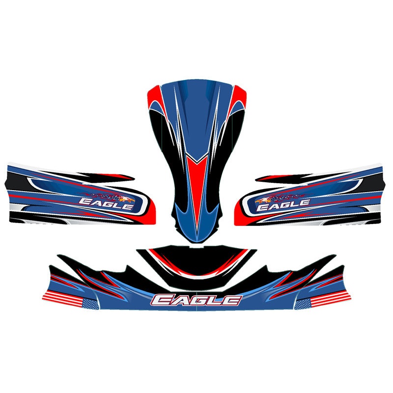 Eagle Bodywork Only Sticker Kit for KG FP7 Bodywork – SPECIAL ORDER