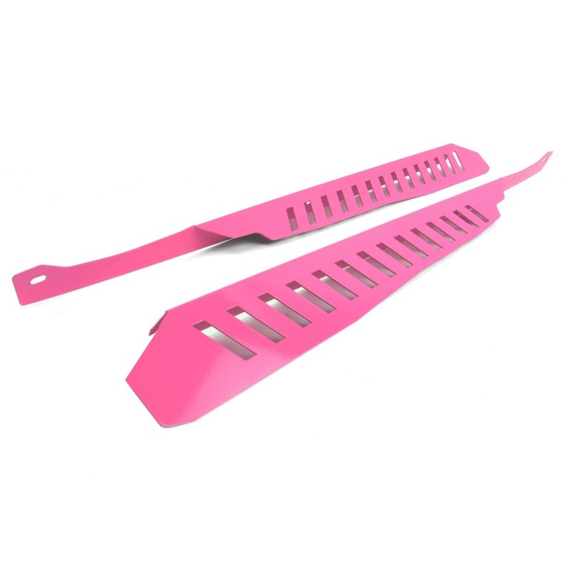 Perrin 08-14 WRX/STI Fender Shroud Set – Hyper Pink | PSP-ENG-549HP