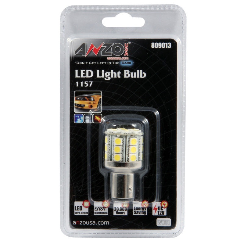 ANZO LED Bulbs Universal LED 1157 White – 28 LEDs 1 3/4in Tall