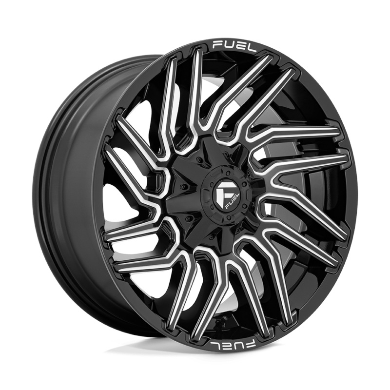 Fuel Wheels D773 Typhoon 20″ 6×114.3/6×139.7 Gloss Black Milled