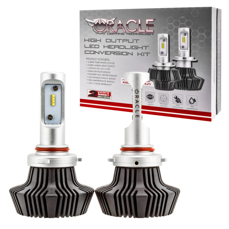Oracle 9005 4000 Lumen LED Headlight Bulbs (Pair) – 6000K