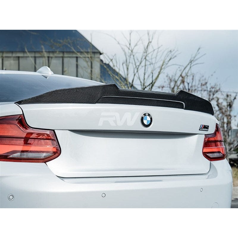RW Carbon GTX V2 Carbon Fiber Trunk Spoiler – BMW / F22 / F87