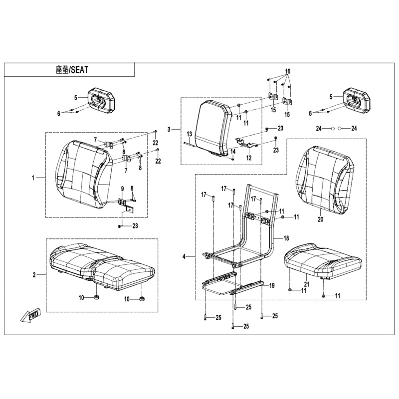Driver Seat by CF Moto
