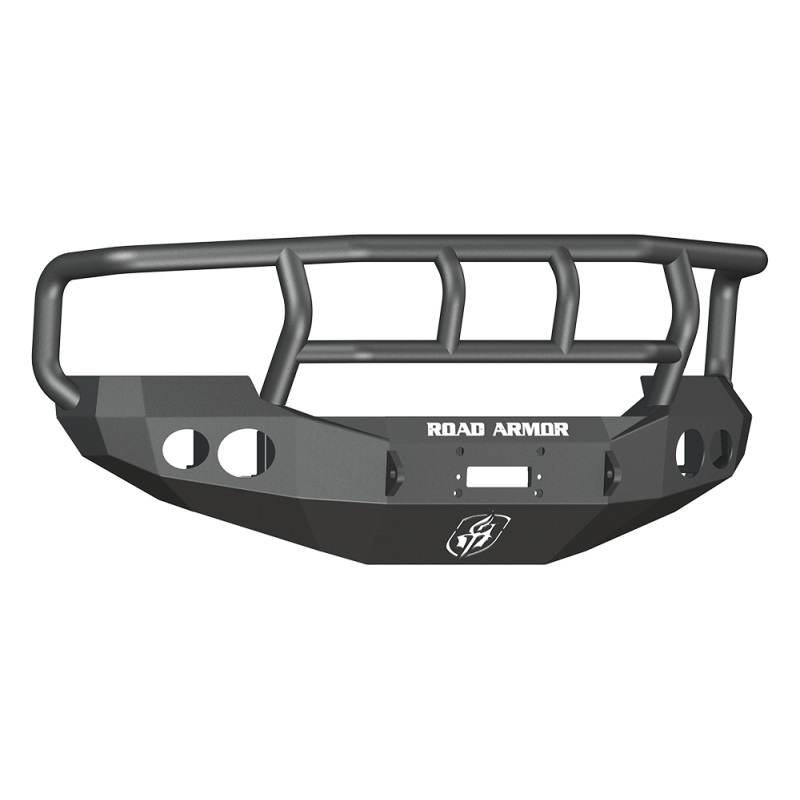 Road Armor 05-07 Ford F-250 Stealth Front Winch Bumper w/Titan II Guard Wide Flare – Tex Blk