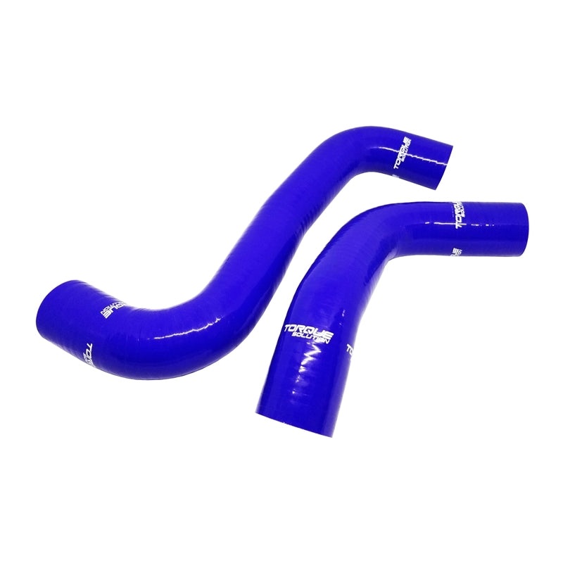 Torque Solution 08-14 Subaru WRX / 08-18 STI / 09-13 Forester XT Silicone Radiator Hose Kit – Blue