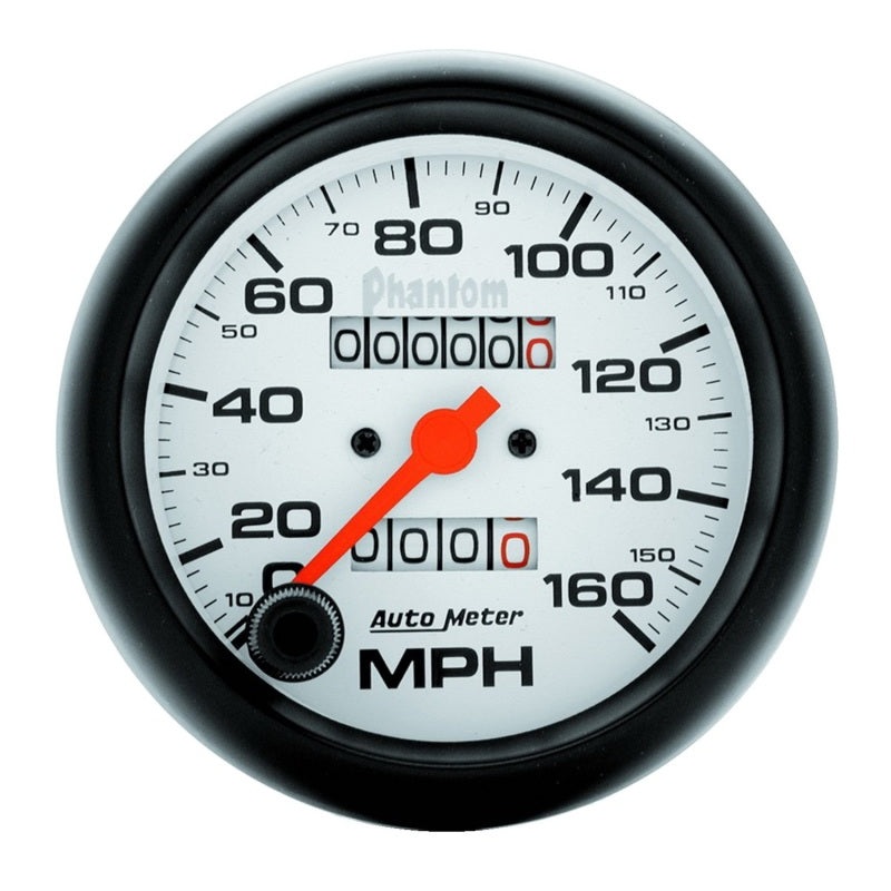 Autometer Phantom 3-3/8in 160MPH Speedometer Gauge – Mechanical Full Sweep