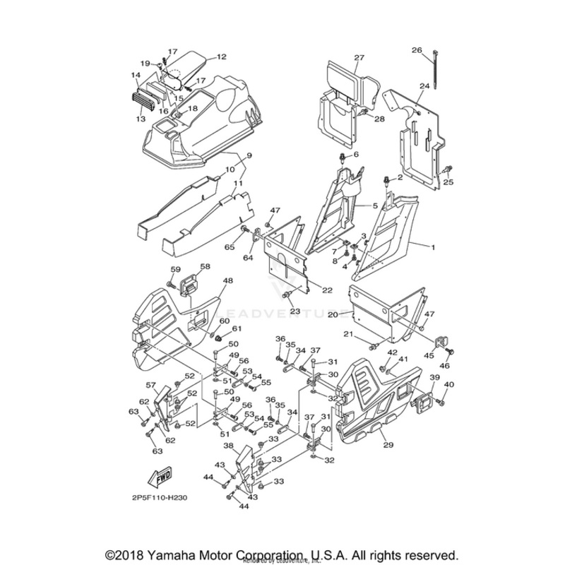 Cover Assembly by Yamaha
