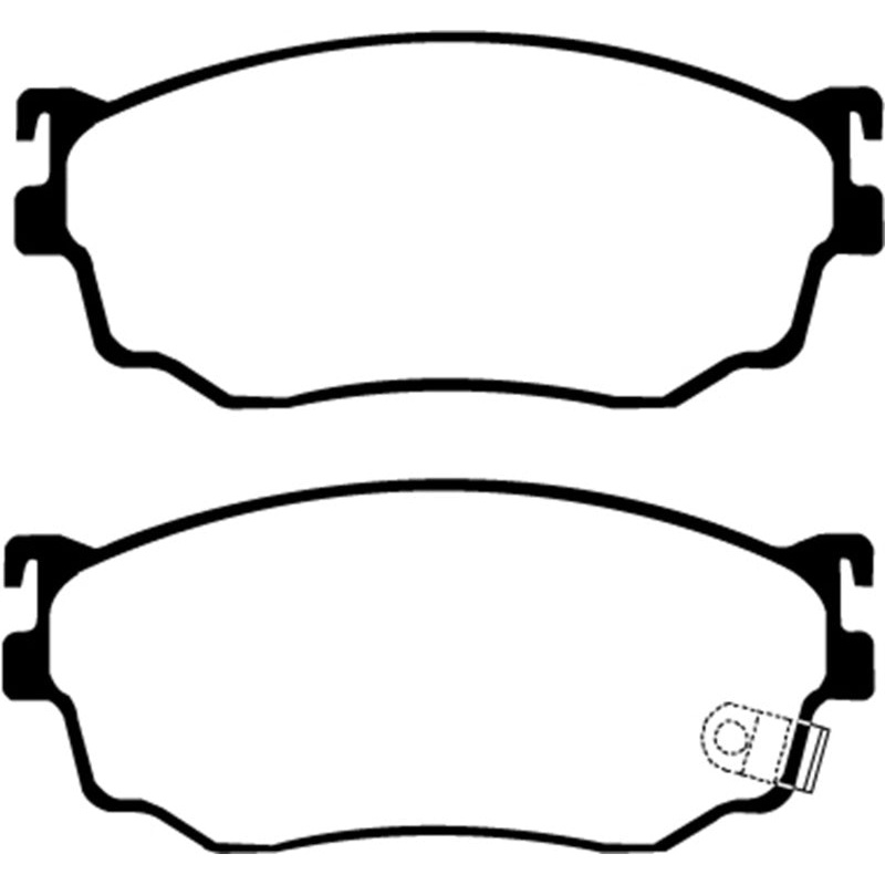 EBC 03-04 Mazda Protege 2.0 Turbo (Mazdaspeed) Ultimax2 Front Brake Pads
