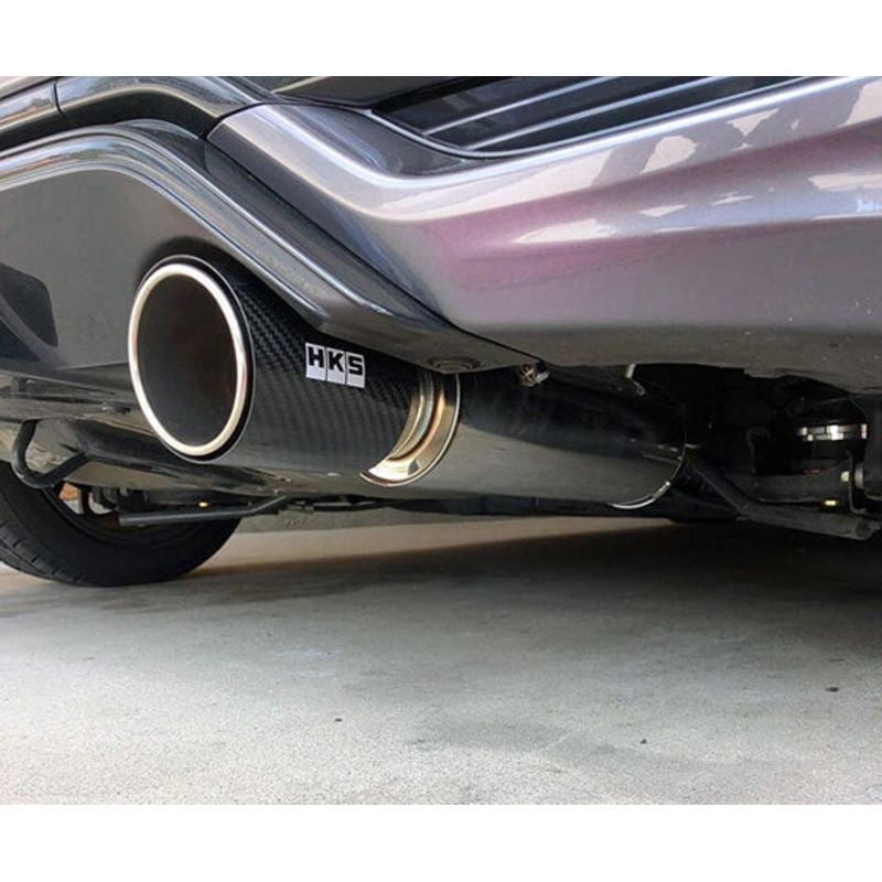HKS Hi-Power Crb Axle Back Exhaust 2018-2020 Honda Fit GK5 (L15B)