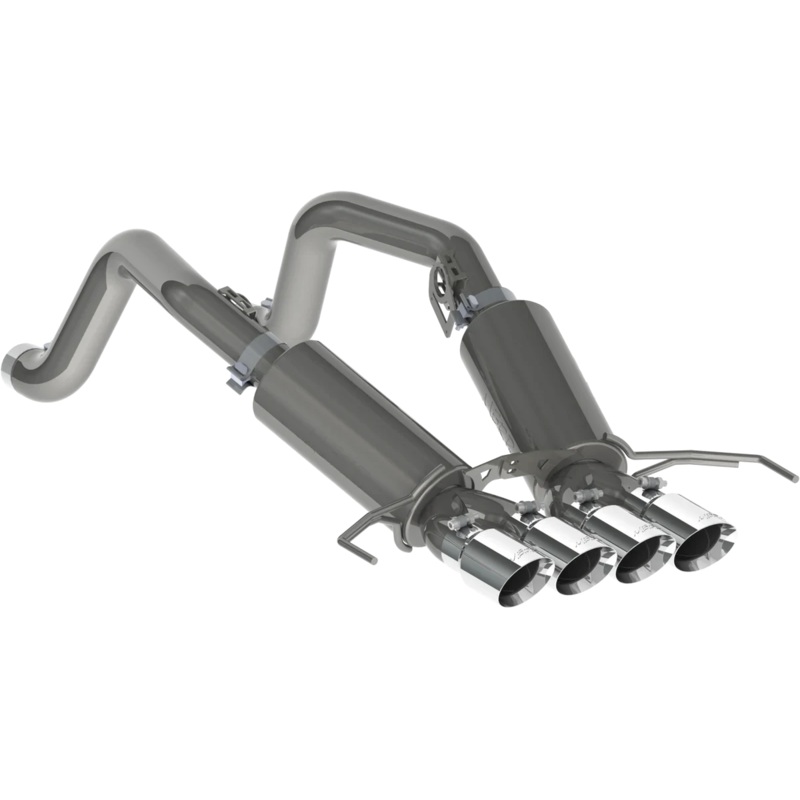 MBRP Stainless Steel 3″ Axle-Back w/ Quad Tips | 2014 – 2019 Chevrolet Corvette (S7030)