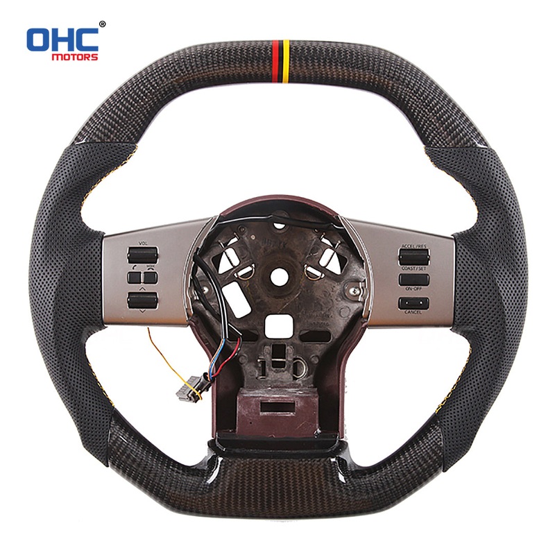 OHC Motors Carbon Fiber Steering Wheel for Nissan Navara D40 2005-2010