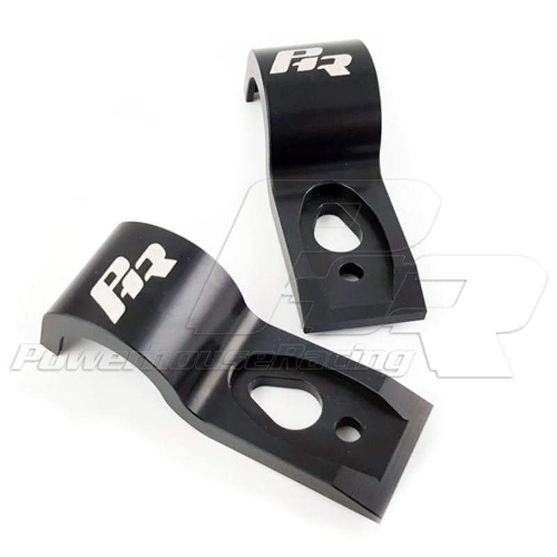 PHR Billet Radiator Support Brackets- Black Edition