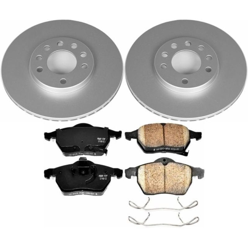 PowerStop Power Stop 99-03 Saab 9-3 Front Z23 Evolution Sport Coated Brake Kit