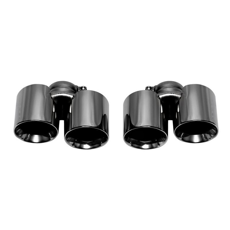 SOUL 17-19 Porsche 991.2 Carrera (non-PSE) Perf. Exhaust w/o Drone Tubes – Base – Black ChromeTips