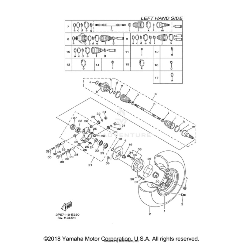 Ball Joint Boot Set by Yamaha