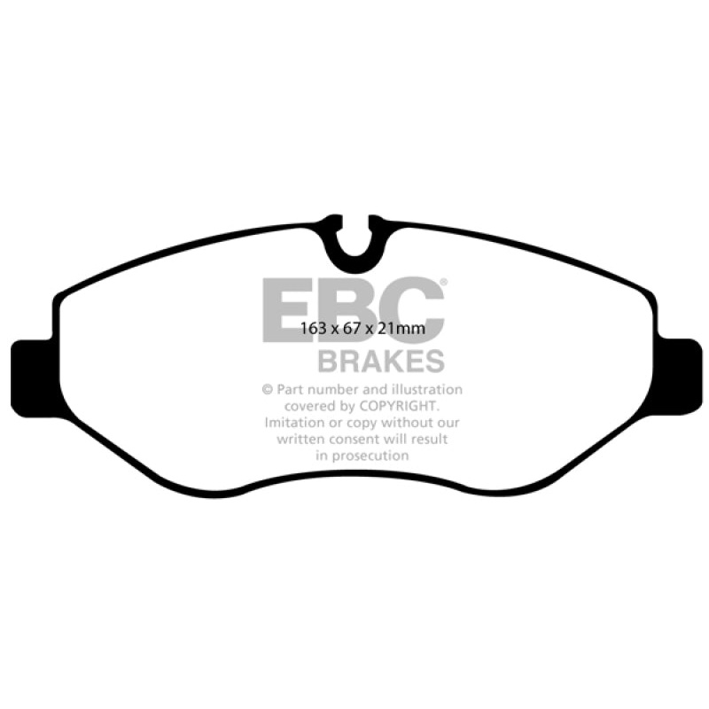 EBC 07+ Dodge Sprinter 2500 Greenstuff Front Brake Pads