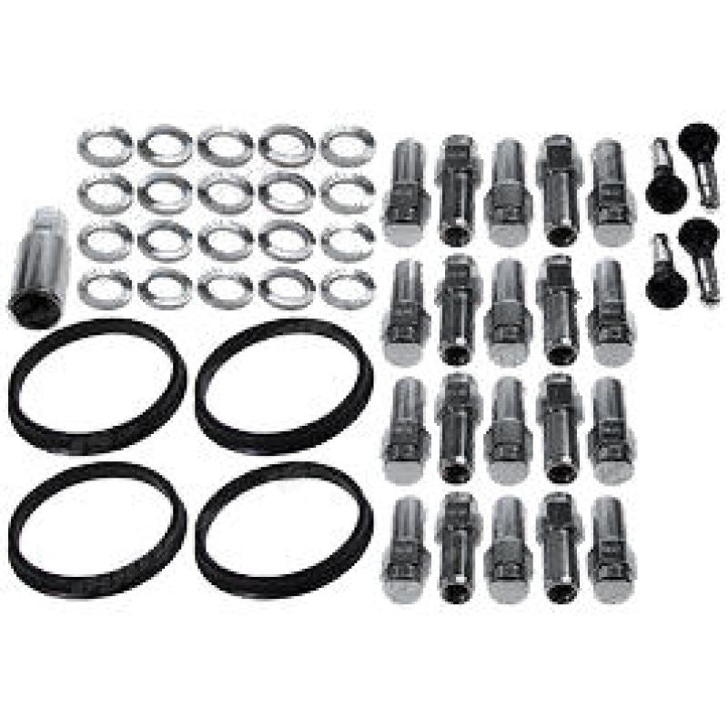 Race Star 1/2in Ford Closed End Deluxe Lug Kit (Off Set Washers) – 20 PK