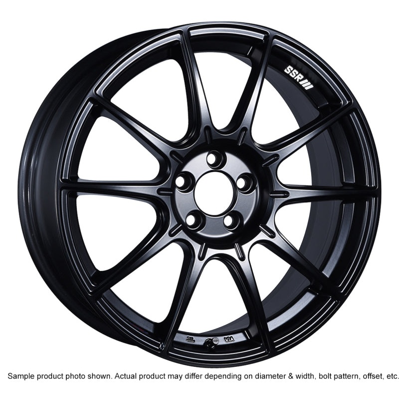 SSR GTX01 17×7 5×100 50mm Offset Flat Black Wheel