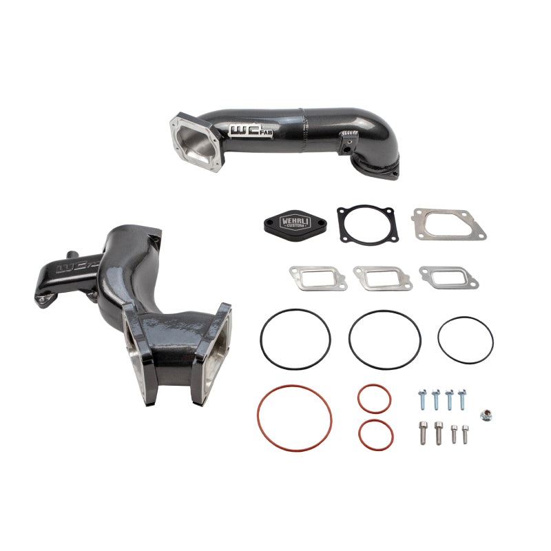 Wehrli 11-16 Chevrolet 6.6L LML Duramax High Flow Y-Bridge Kit – Cherry Frost