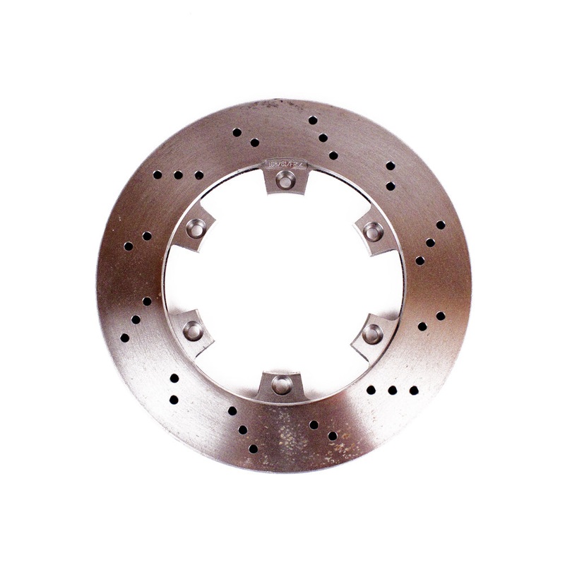 Wildkart 210mm x 12mm Steel Vented and Cross Drilled Brake Disc