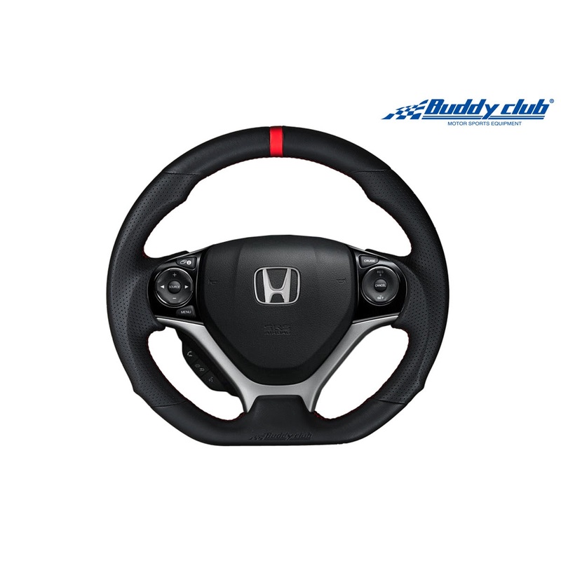 Buddy Club Racing Spec Steering Wheel Leather 2012-2015 Honda Civic
