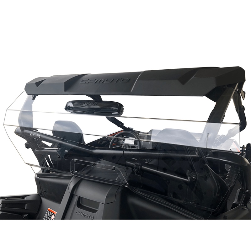CFMOTO Clear Vented Rear Windshield by Spike