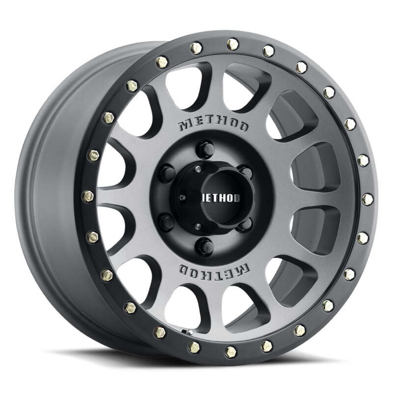 Method MR305 NV 18×9 / +18mm Offset / 6×135 BP / 94mm CB / Titanium – Matte Black Lip Wheel