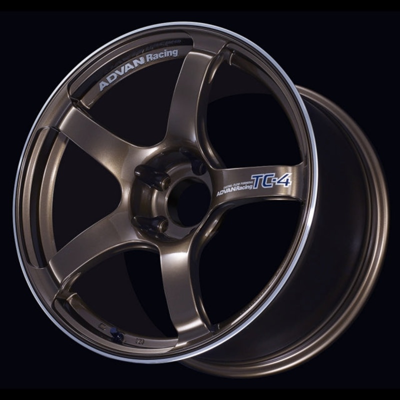 Advan TC-4 Wheel – 17×8.5 +31 | 5×114.3 | Umber Bronze Metallic & Ring