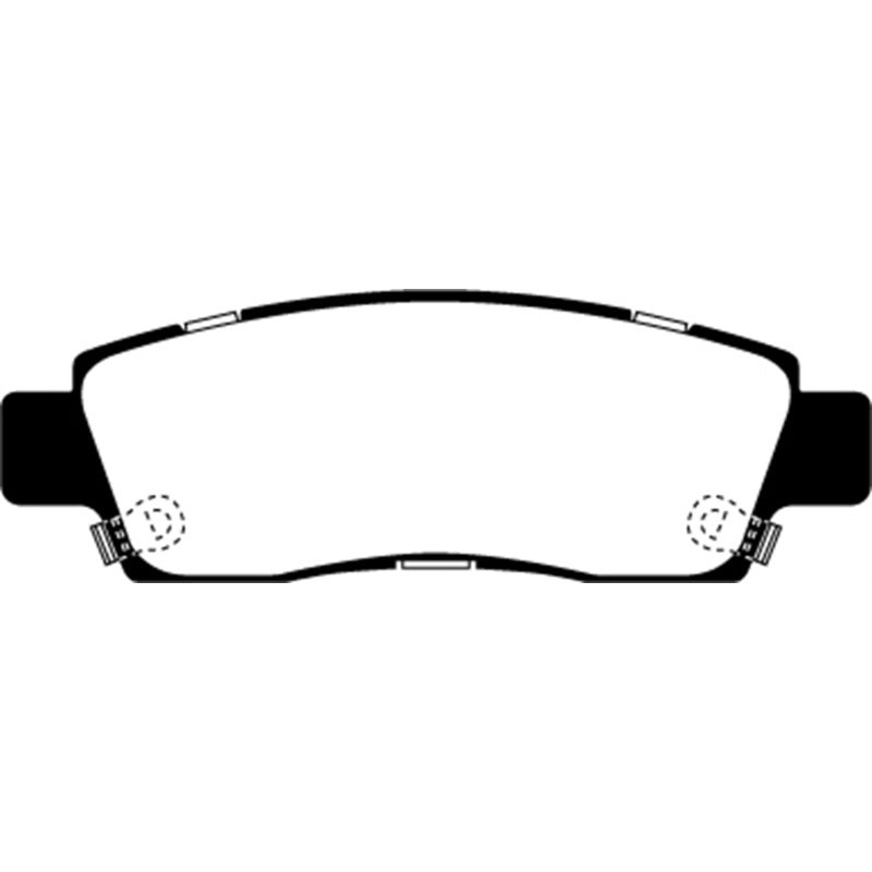 EBC 07+ Buick Enclave 3.6 Greenstuff Rear Brake Pads