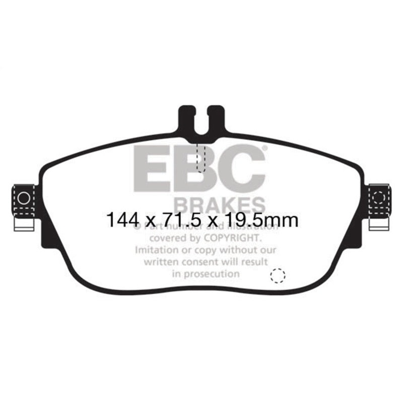 EBC 13+ Mercedes-Benz CLA250 2.0 Turbo Ultimax2 Front Brake Pads